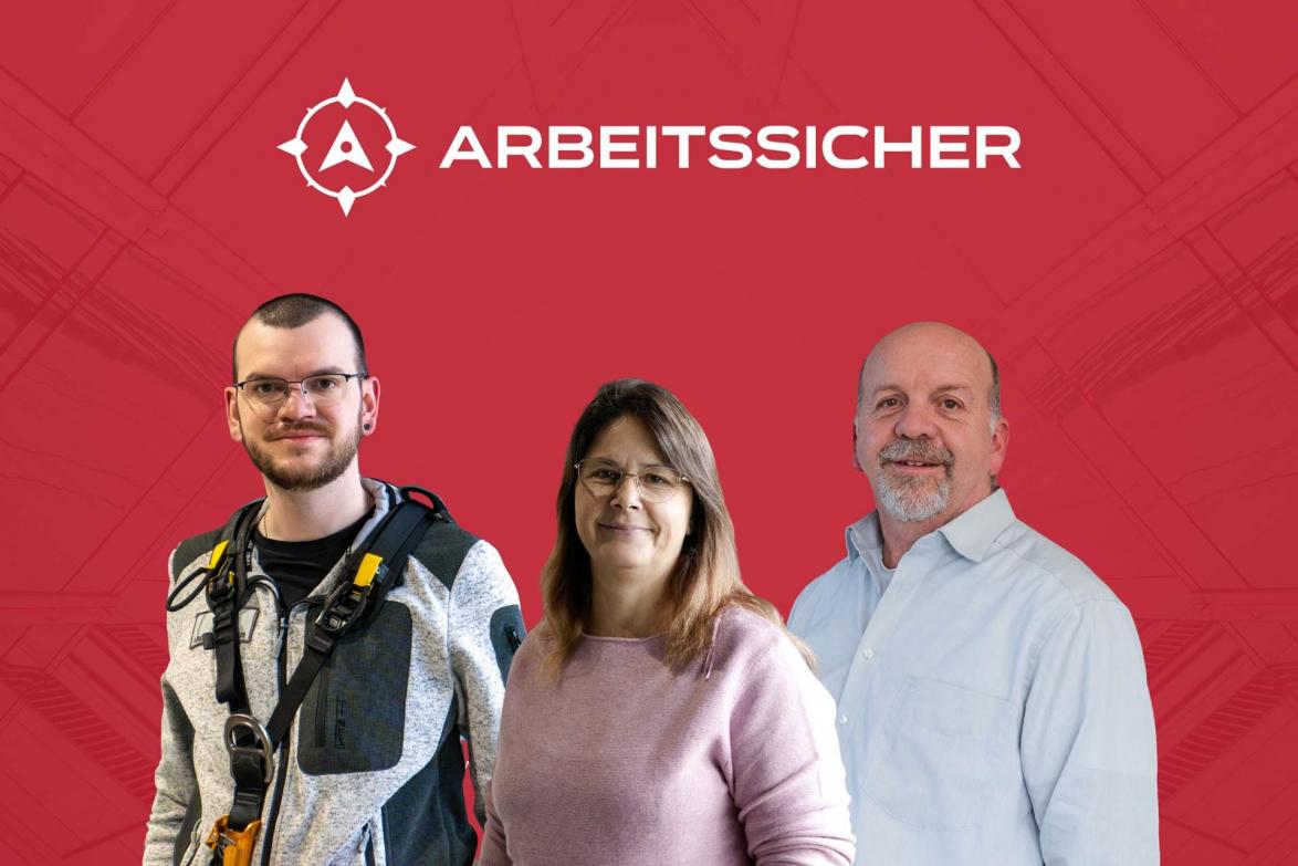 Bild zeigt die Geschäftsführung von Arbeitssicher M+P GmbH