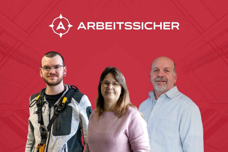 Bild zeigt die Geschäftsführung von Arbeitssicher M+P GmbH