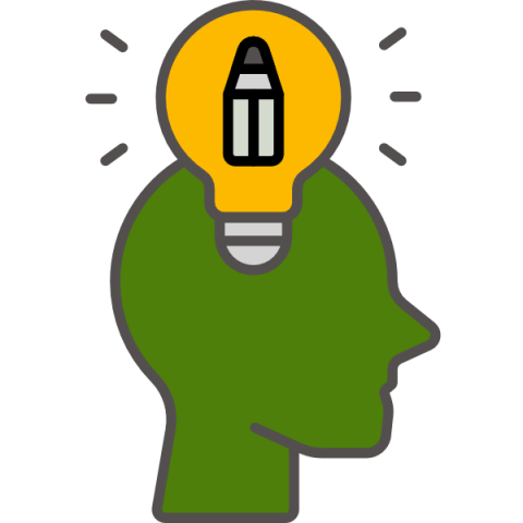 Bild zeigt Icon mit Kopf und Glühbirne als Symbol für Problemlösungen